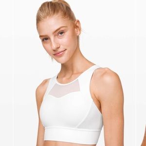 Lululemon Breathe it In Bra - White